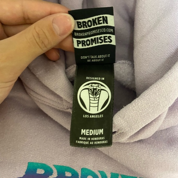 Purple Zumiez Broken Promises Hoodie - Picture 2 of 4